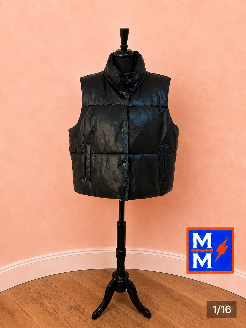 NWT Old Navy Black Puffer Vest XXL